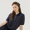 Martin Golf Stripe Collar Knit Pullover_Navy