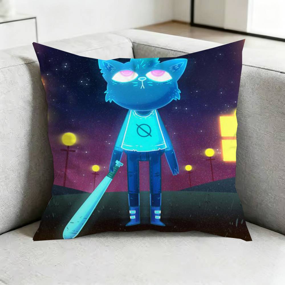 Game Night in the WoodsS Pillow Case Square DoubleSided Sofa Cushion Cover Bedroom Bedside Pillow Gift