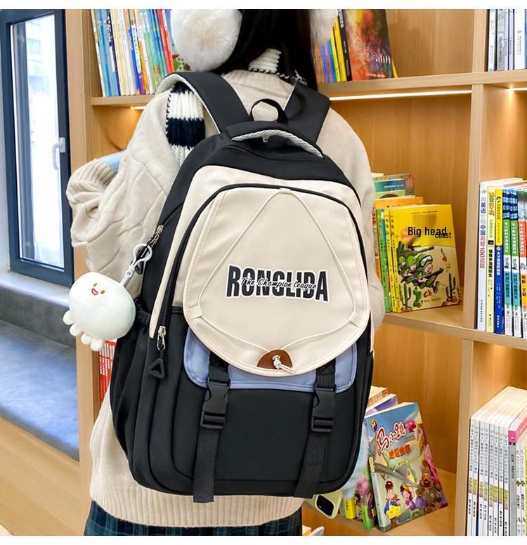 College Style High-Capacity Women's Casual Laptop Backpack