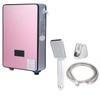 6500W Durchlauferhitzer mit Duschset 220V Badezimmerzubehör Pink