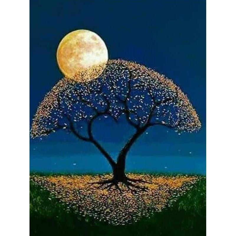 Diamond Embroidery Seaside Sunset Scenery Diamond Painting Light Full Round Mosaic Diy Art Handmade For Adults
