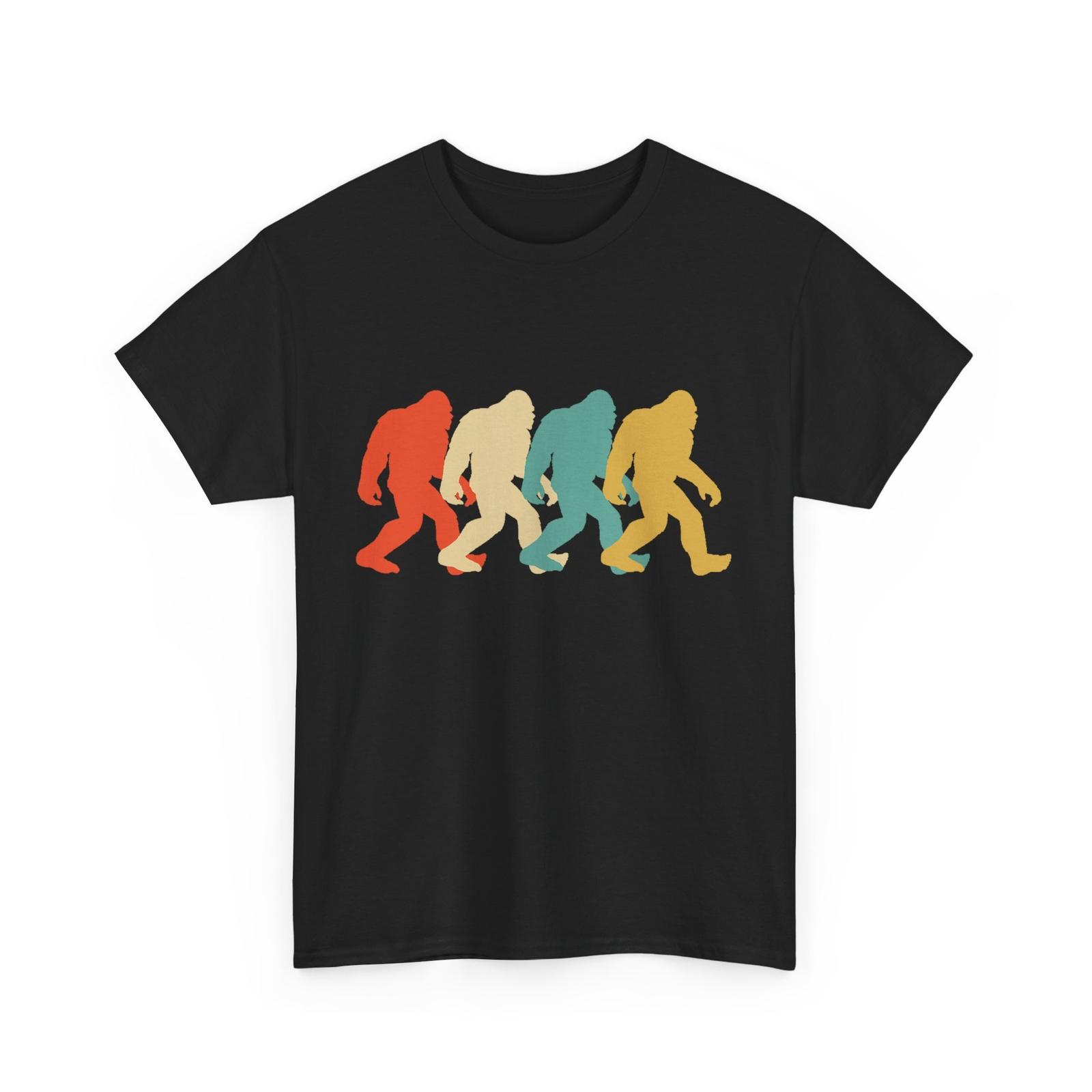 Bigfoot Silhouette T-shirt Sasquatch Lovers Women Men Graphic T-Shirt S