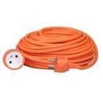 Rallonge électrique - HO5 VV-F - 50 m - 2x1.5 mm² - Couleur Orange - Utilisation extérieure