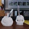 Durable White Coat-Shaped Pen Holder Multifunctional Stationery Organizer  Gift for Doctors Nurses