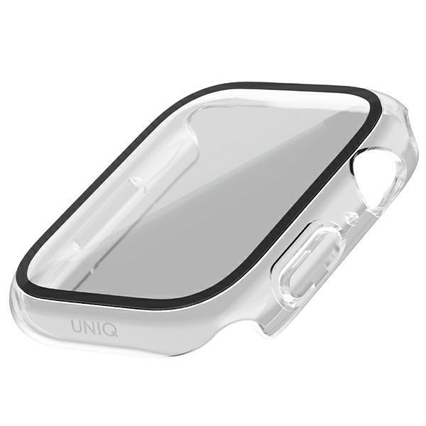 Uniq Etui Nautic Apple Watch Series 7/8/9 45Mm Przezroczysty/Dave Clear