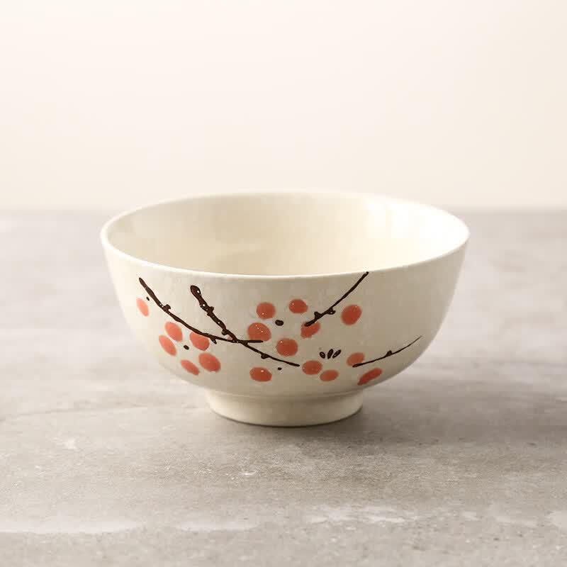 Dirien Japanese Underglaze Ceramic Rice & Soup Bowls Pack of 3