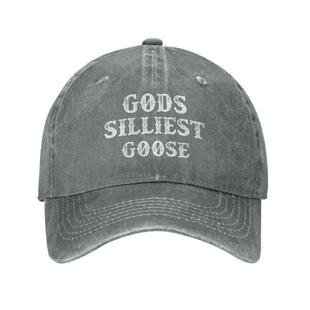 Gods Silliests Gooses Hat Women Baseball Caps Fashionable Hat Gray