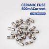 20pcs Ceramic Fuses For Multimeter Instrument 600mA Ceramic Fuses