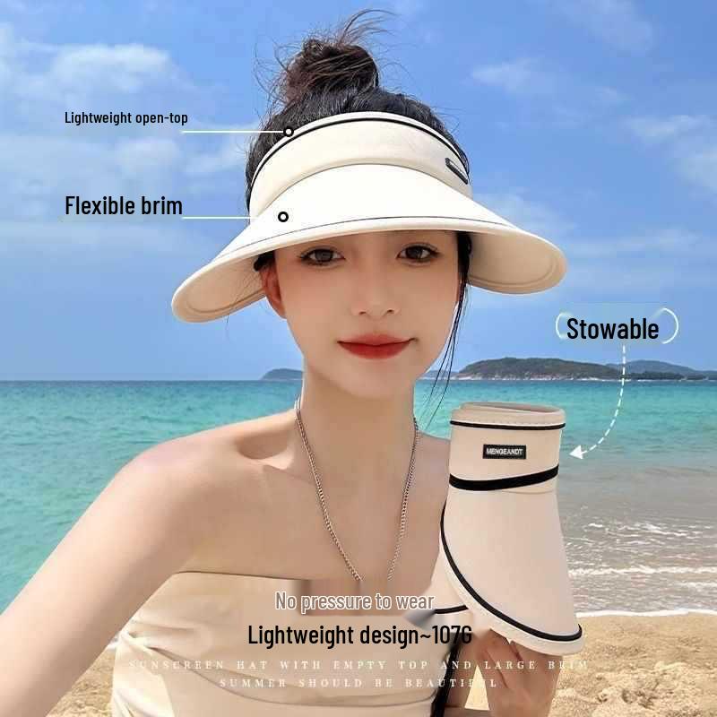 Women's UV Protection Candy Color Sun Hat for Outdoor Cycling