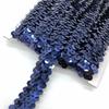 2yards 20mm Elastic Sequins Ribbon Lace Trim Sequin Sewing Fabric For Dress Clothes Headdress Bridal Wedding DIY Accessories