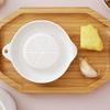Manual Garlic Shredding Plate Round Porcelain Carrot Grinding Dish  Ginger Garlic Paste