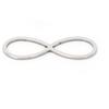30Pcs Stainless Steel Hollow Pendant Bezel 8Shape Metal Resin Frame Jewelry Making Open Bezel