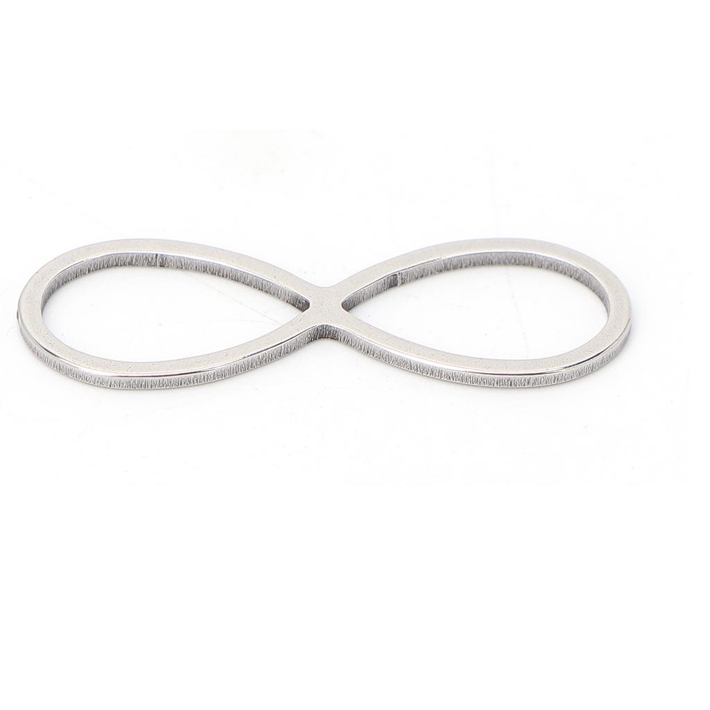 30Pcs Stainless Steel Hollow Pendant Bezel 8Shape Metal Resin Frame Jewelry Making Open Bezel