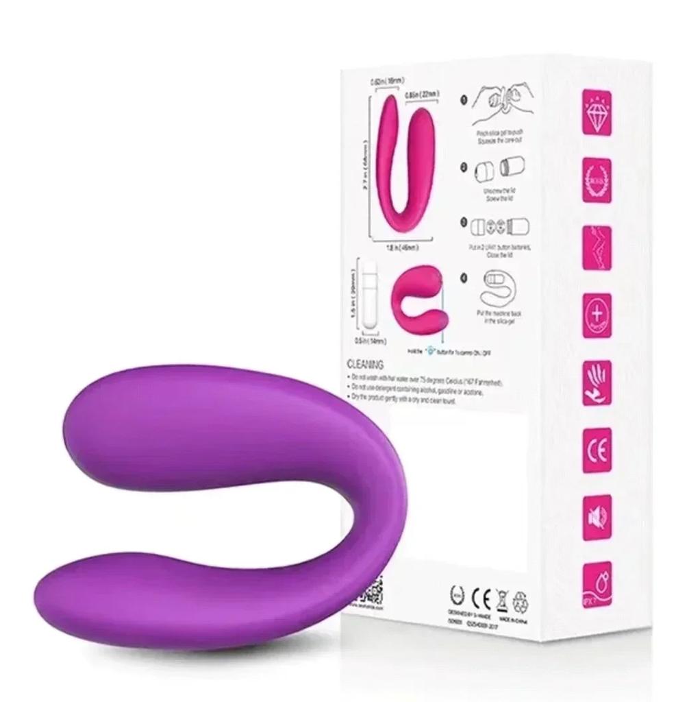 Mini U-shaped Vibrator Clitoral G-spot Massager Female Sex Toys Vaginal Anal Stimulator Couple Vibrating Egg