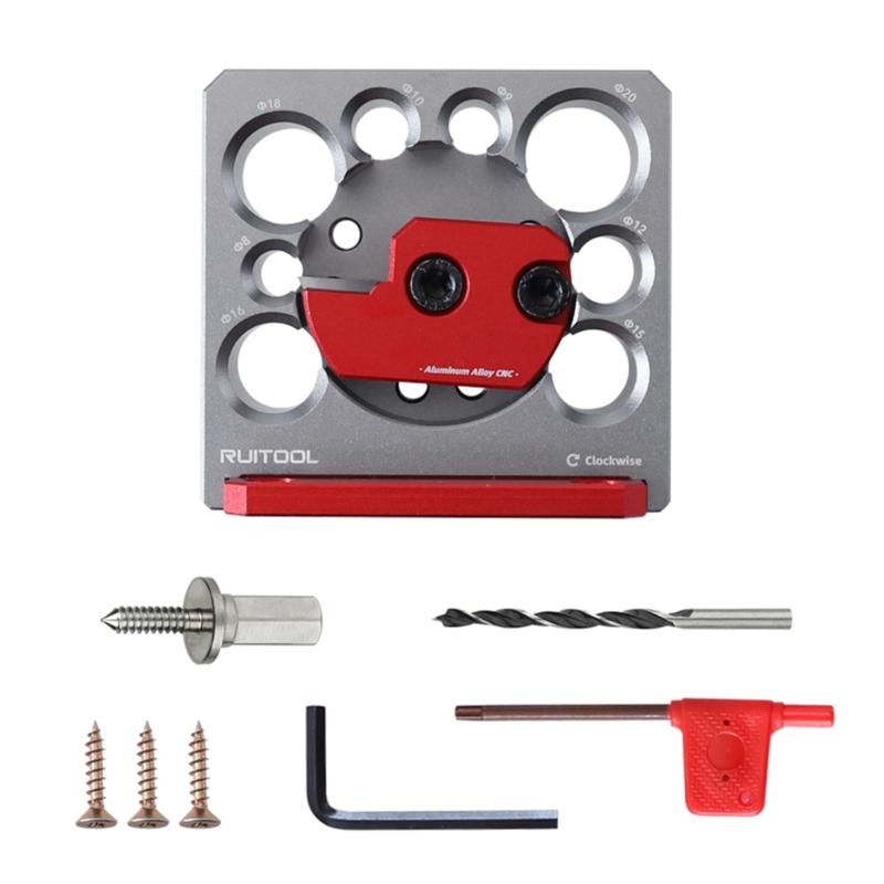 Versatile Woodworking Tool  Adjustable Electric Drill Milling Dowel for Square Wood Bars Improve Efficiency and Accuracy