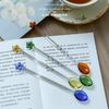 Kreative Blume Kaffee Löffel Küche Dessert Kuchen Löffel Bunt Kristallglas Teelöffel Stern Langer Griff Mischrührstab