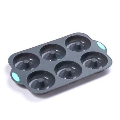 ZISIZ 5-Pack Silicone Donut Cake Molds
