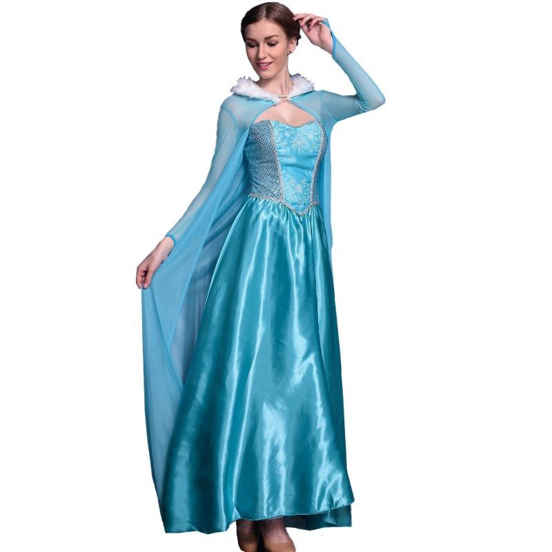 Ladies Halloween Costume Prom Snow White Dress Suit, Sexy Cosplay, Game Uniform
