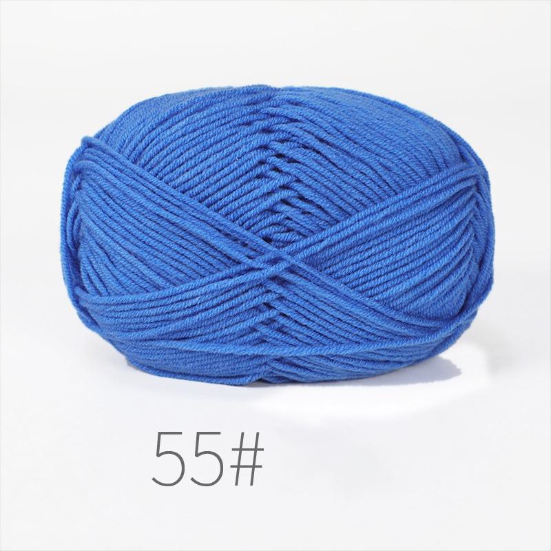 DIY Blended Fabric Soft Cotton Knitting Yarn Thick Fiber Velvet Yarns Hand Knitting Wool Crochet Yarn for Sweater