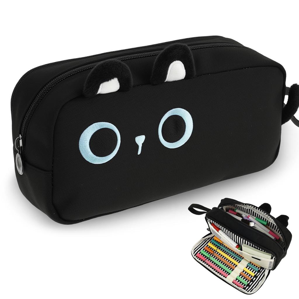 Large Capacity Color Pencil Case Storage Organizer Drawing Sketching Pencil Case with Zipper Portable Pencil Organizer Bag