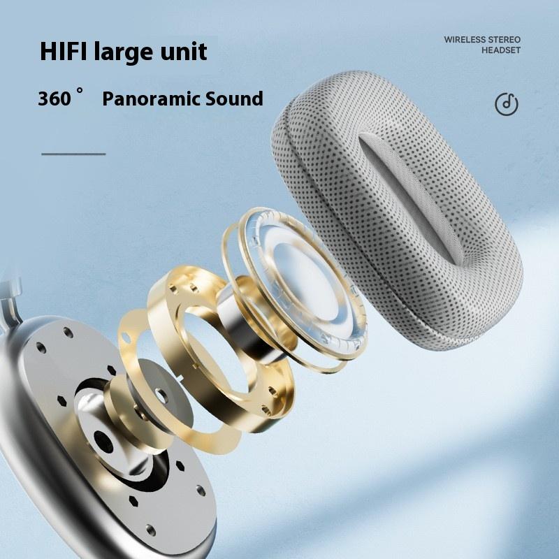 Applicable To Apple P9ProMax Headset Headset Subwoofer Wireless Bluetooth Headset