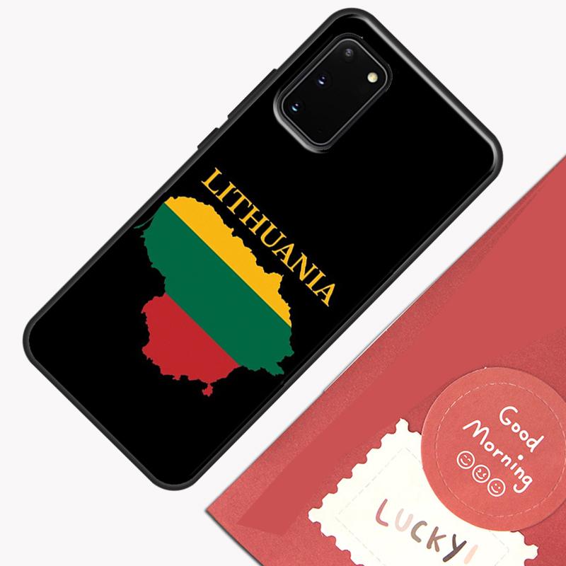 Fashion Lithuania Flag Phone Case For Samsung Galaxy S24 S26 Ultra S20 S21 S22 S23 S25 Plus S10 S25 FE Cover Shell