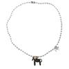 Zinc Zinc Alloy Beads Chain Chokers Plated Zodiac Animal Necklaces  Jewelry Gift