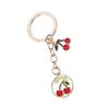 Fashionable Keychains Featuring Cherry Hearts and Plant Portable for Trendy Women Girls As Special Gifts Casual Wear