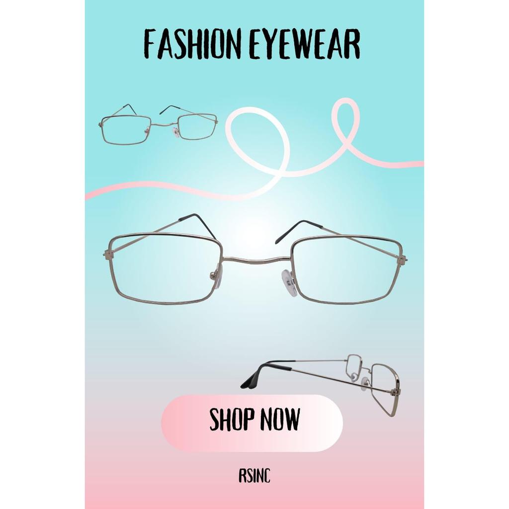 RSINC Full-Rim Metal frame/eyeglass/Spectacle, Optical, For Men And Wome ,Silver-Black 7692 ib-7 7692 full rim Silver-Black IB-7