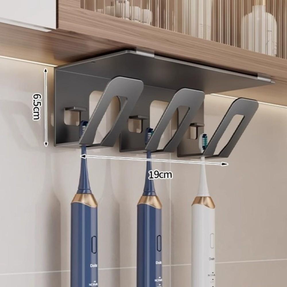 Non-Perforated Drain Mouthwash Cup Rack Wall-Mounted Washstand Rack Wall Installation