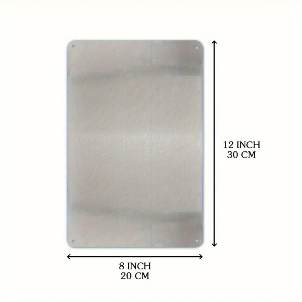 Custom Vintage Metal Sign Plaque Natural Farming Traditions Barn My Rules Home Wall Decor