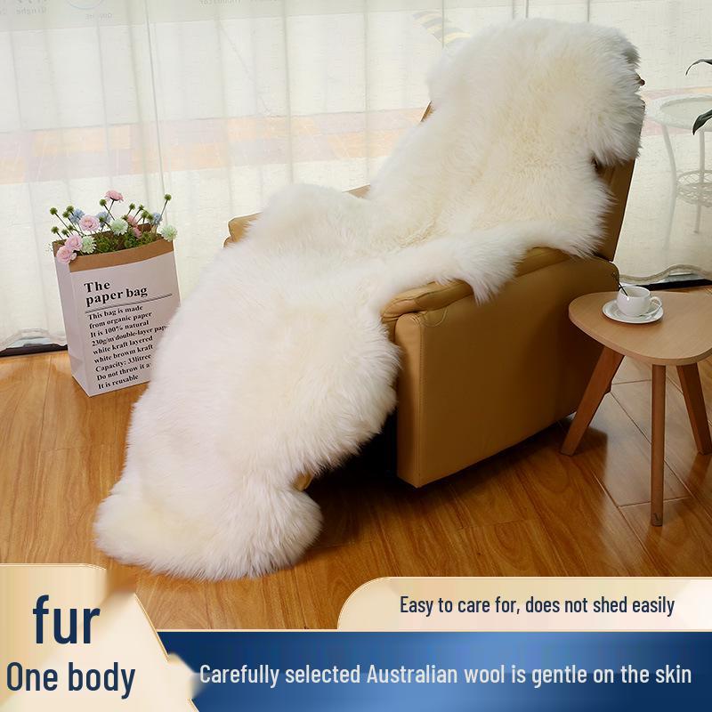 Sheepskin Wool Sofa & Bay Window Cushion Mat