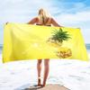 Pineapple Beach Towel ,Lightweight Microfiber Absorbent Quick Dry Sand Free Blanket Towels,Soft Pool Travel Bath Swim Towels