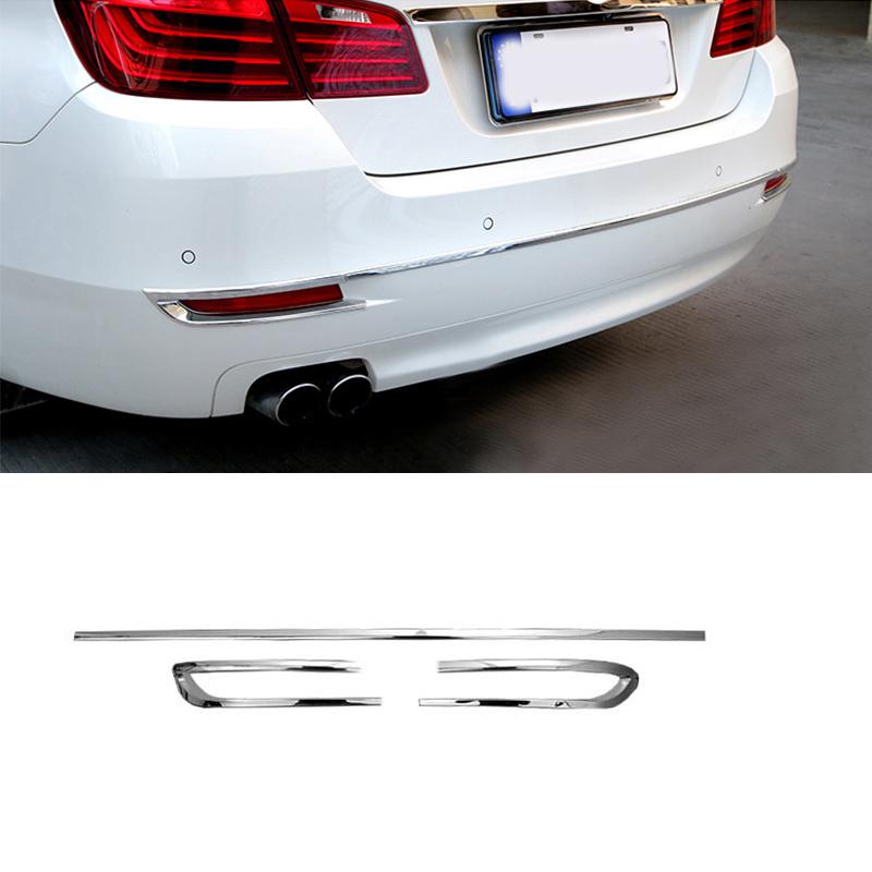 

Для BMW 5 серии F10 14-2016 3 шт. задний бампер + задняя противотуманная фара, рамка, накладка, автомобильный бампер, ремонт задней губы