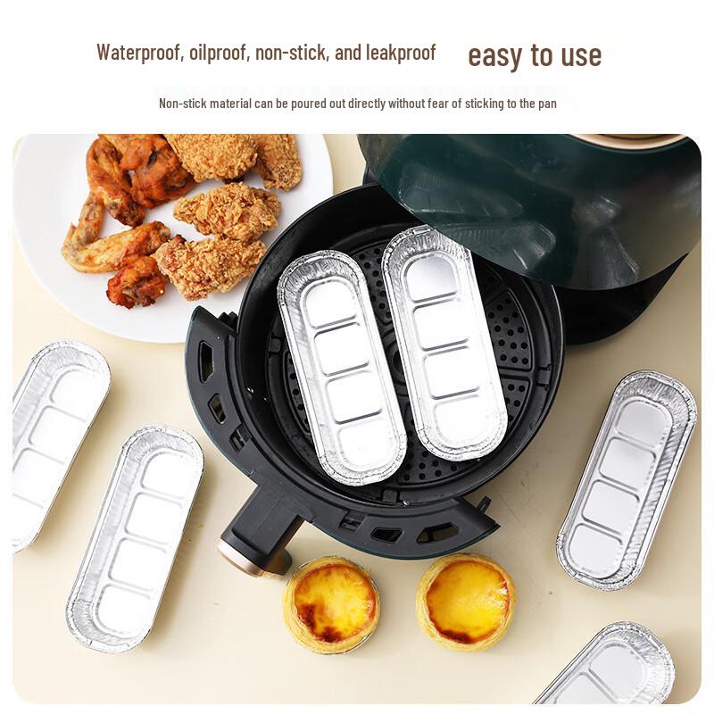 Air Fryer Quadratische Aluminiumfolienpfannen