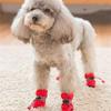 4pcs Waterproof Pet Dog Shoes Anti-slip Rain Snow Boot Thick Warm For  Small Cats Dogs Puppy Dog Socks Booties