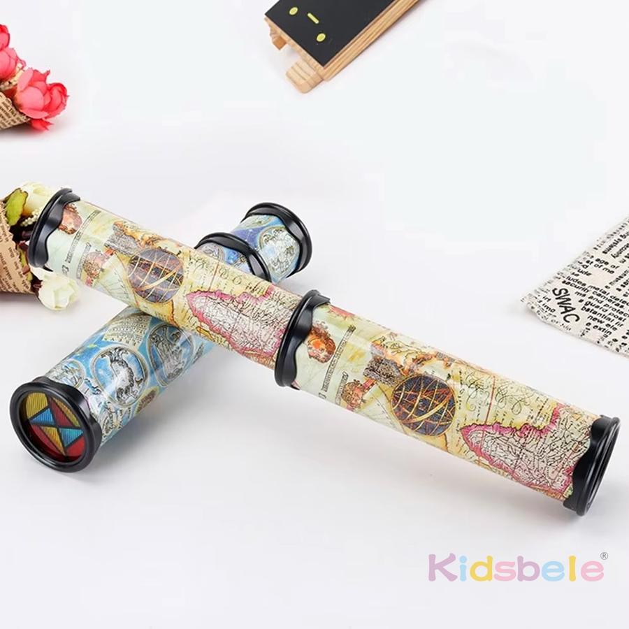 Rainbow Kaleidoscope for Kids – Educational Optical Play Tube, Eye-Hand Coordination & Creativity Toy
