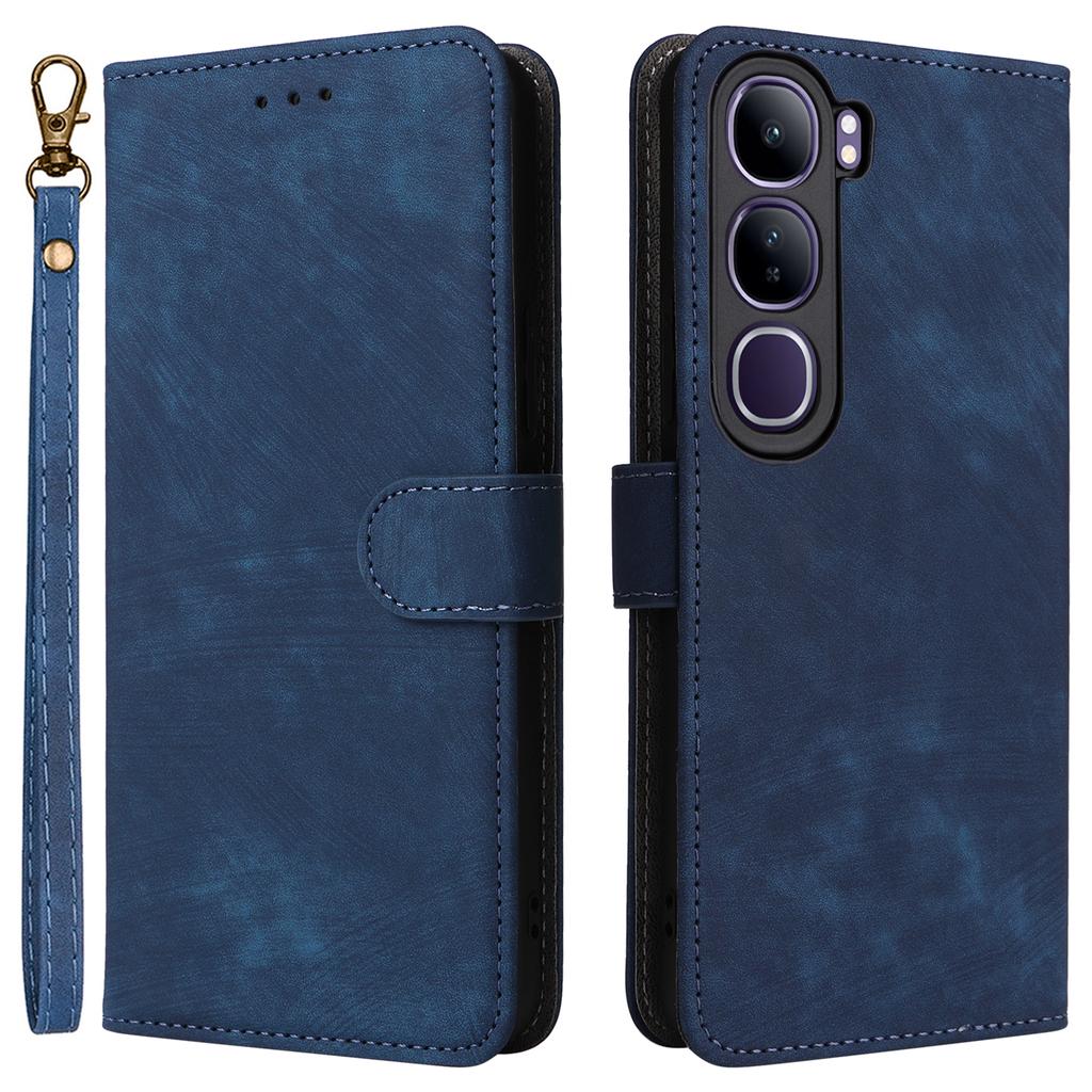 Wallet Phone Case for vivo V40 SE 5G 80W/V40 Lite (Indonesia) 4G/5G RFID Blocking PU Leather Cover Stand View