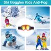 Children Anti-Fog Snowboard Goggles Snow Sports Goggles Windproof Sports Ski HD Glasses Skiing Supplies