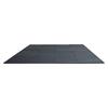 0.56" Thick Gym Floor Mats 25 Tiles Rubber Top with EVA Foam Black & Blue