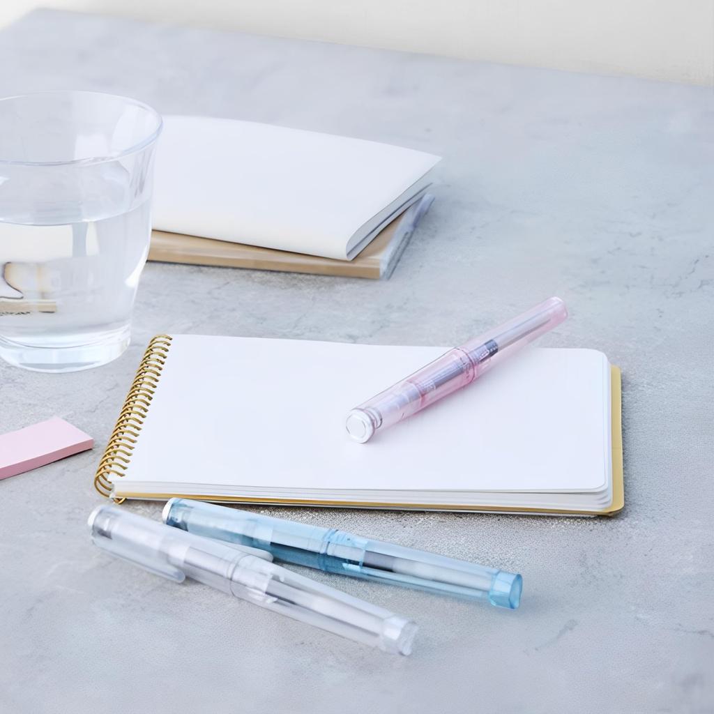 Sailor Fountain Pen TUZU Ballpoint Pen Glassy Self-Packaging 82-0261 0.5mm (Crystal White)