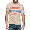 Oversized Summer For Men tshirt Democracy Is Not A Spectator Sport Short Sleeve Travel Round Neck Tees Cotton Tshirt For Men