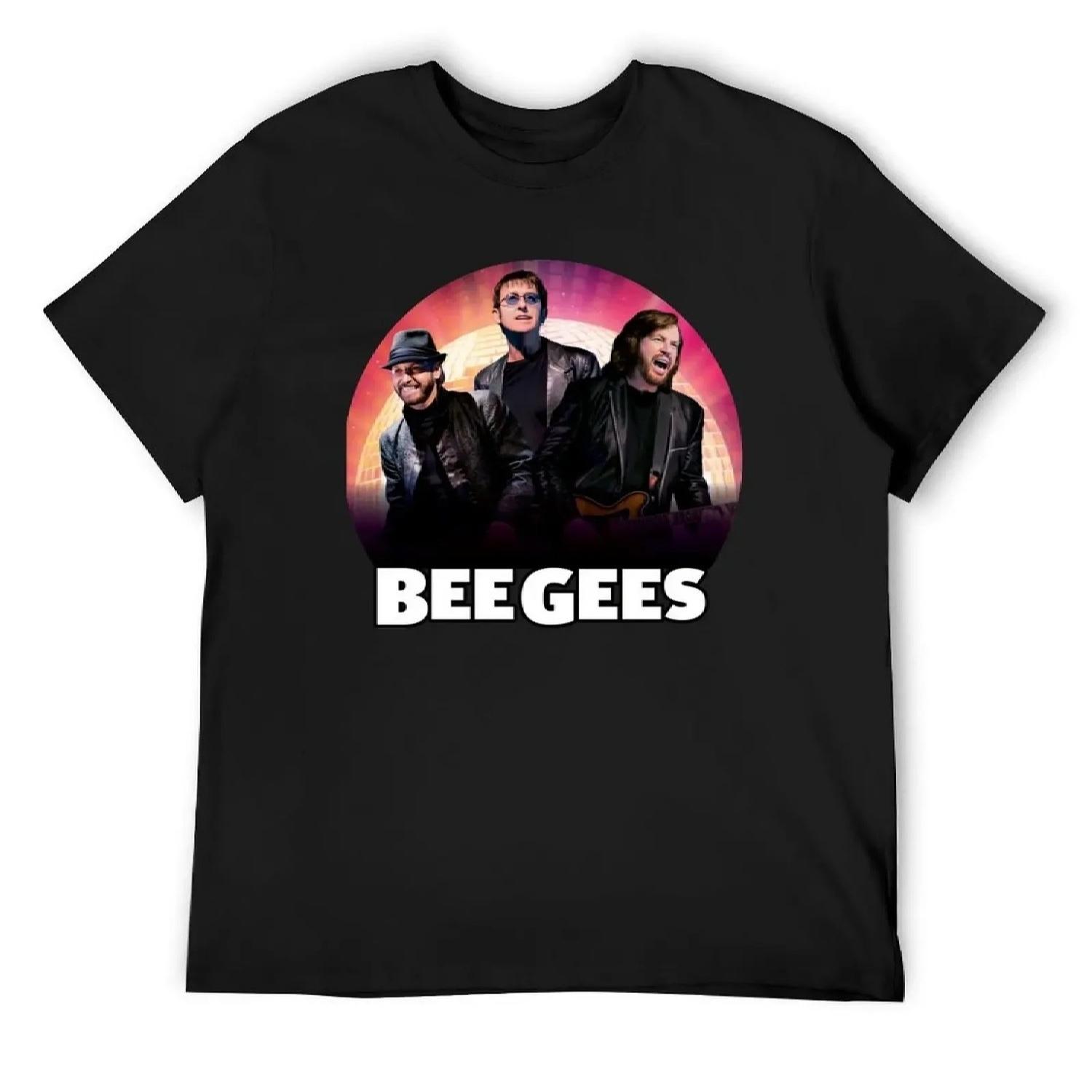 

bee- gees 2 Футболка свитшот синий архив хиппи одежда мужские футболки больших размеров S разноцветный