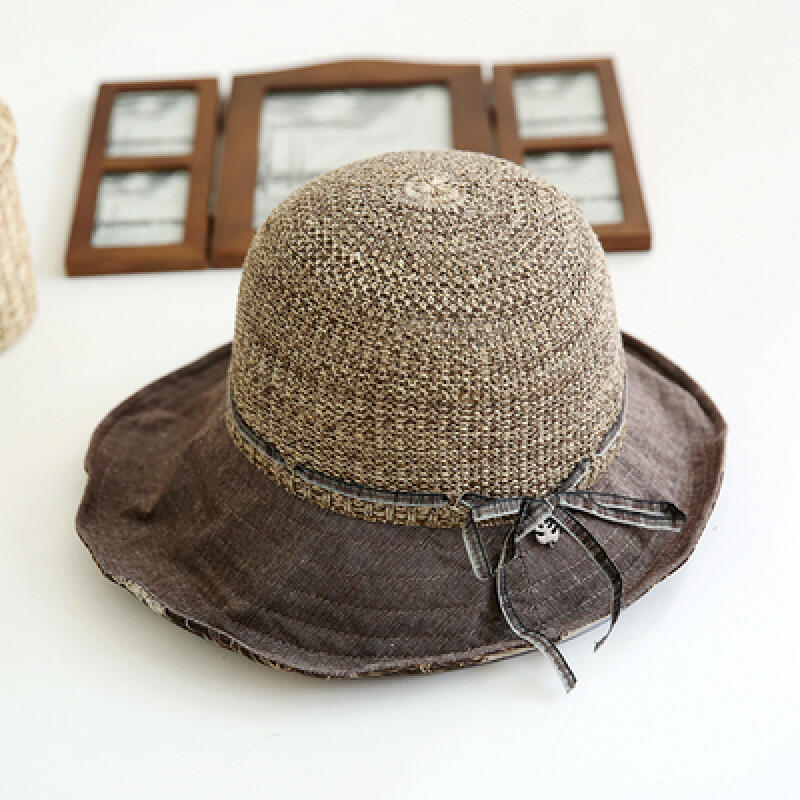 

Шляпа с проволочным ободком - Летний отпуск H705 Mix Brown/Free Size