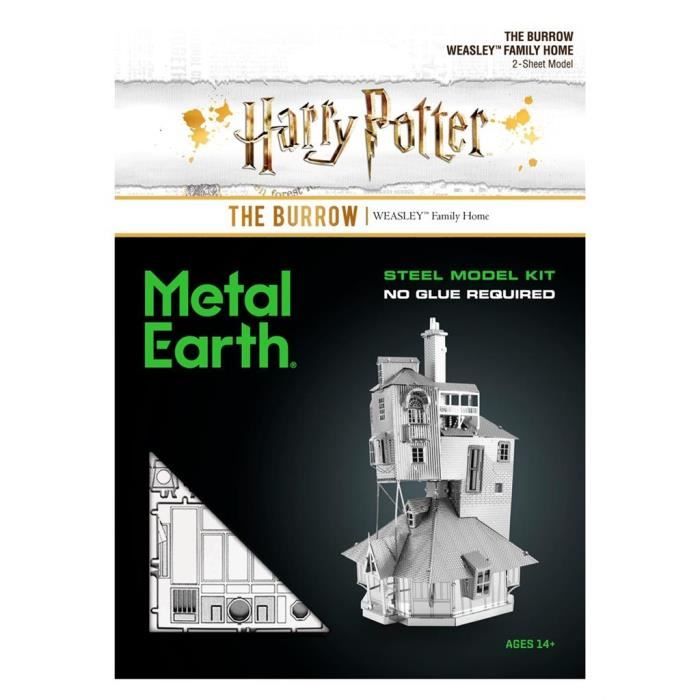 Metal Earth Harry Potter The Burrow ensemble de modèles