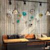 Wall Decoration Wind Chime Hanging Electroplated Stone Living Room Background Wall Hanging Abstract Irregular Stone Wall Decor