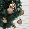 42Pcs Colorful Electroplated Christmas Hanging Balls 3/4/5cm Xmas Tree Pendants  Photographic Props