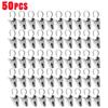 60/10Pcs Stainless Steel Curtain Clips With Hooks Heavy Duty Hanging Clamps Window Curtain Hook Clips For Home Decoration Crafts
