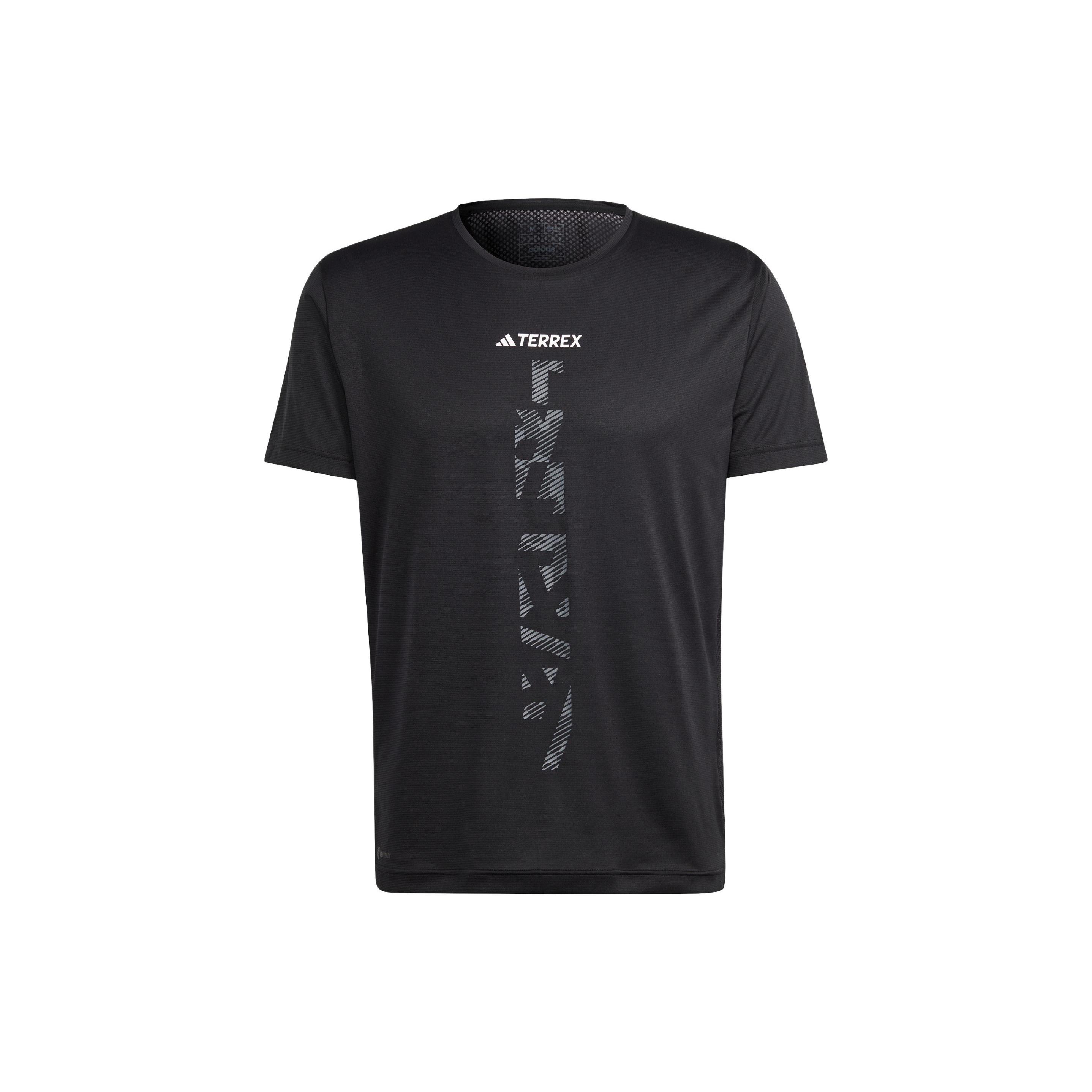 adidas TERREX Agravic Trail Running Tee Black Men s HT9441 S