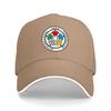 Judo Federation Logo Baseball Cap Black Adjustable Hat with Colorful Emblem Design for Martial Arts Enthusiasts and Sports Fans